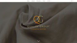 Screenshot Website www.quality-fashion-group.de